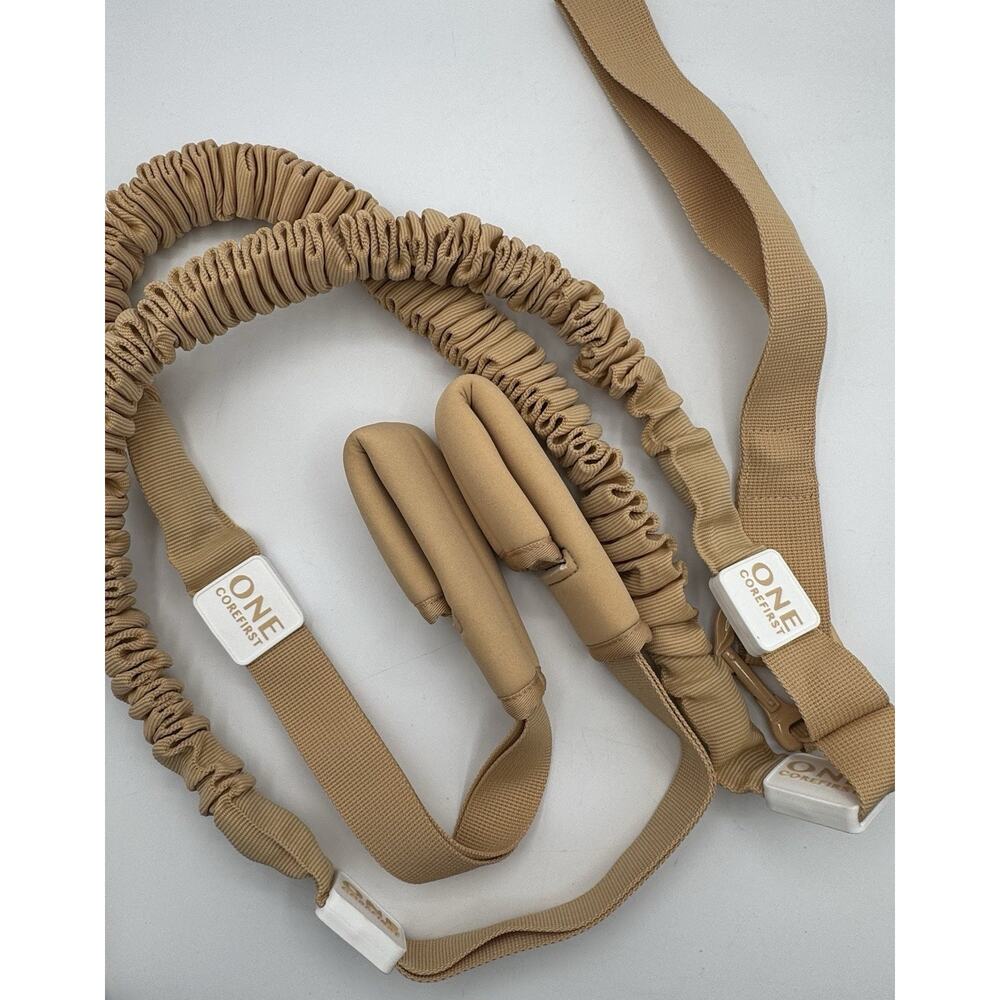 Corefirst Premium Resistance Bands One Sandstone Tan Pilates Reformer